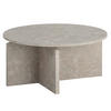 COUCHTISCH 70/70/33 cm rund Sandfarben  - Sandfarben, Design, Holzwerkstoff (70/70/33cm) - Livetastic