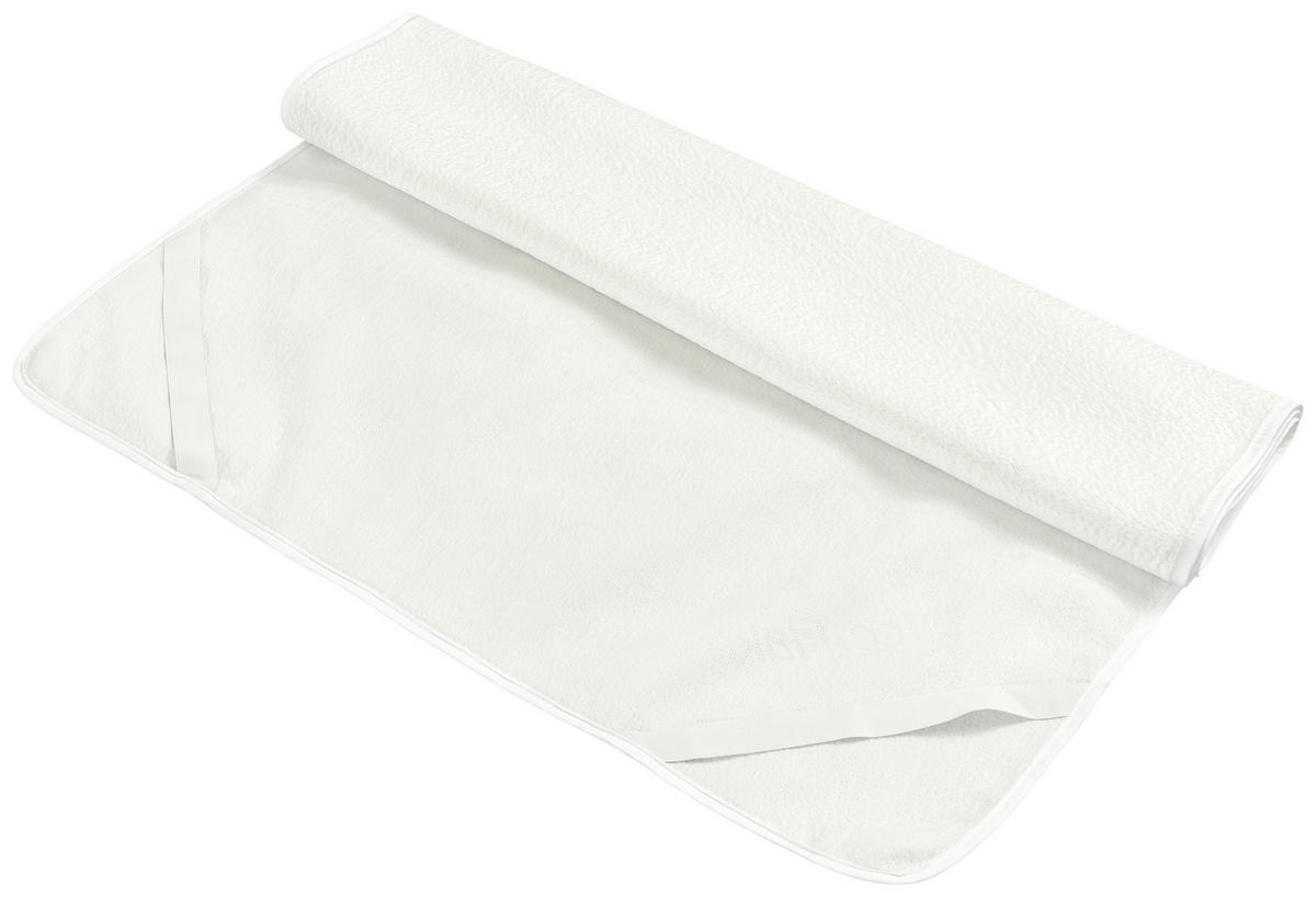 CHRÁNIČ MATRACA, 90/200 cm - biela, Basics, textil (90/200cm) - Sleeptex