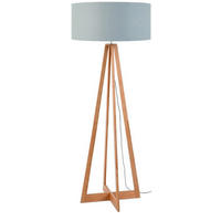 STEHLEUCHTE GOOD&MOJO 60/158 cm Skandinavisch  - Hellgrau/Naturfarben, Trend (60/158cm) - Good & Mojo