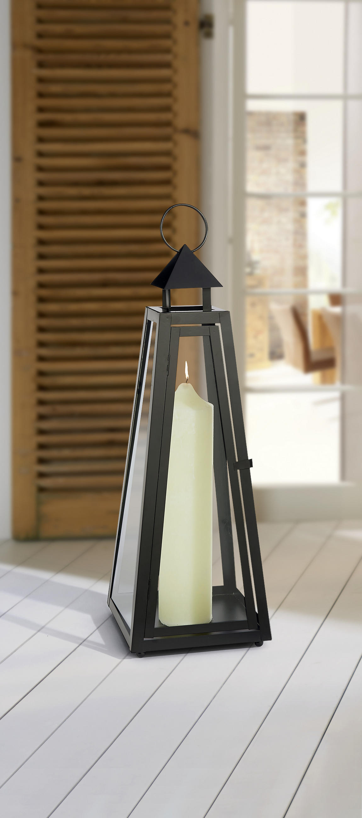 LYKTA - svart, Design, metall (25/70/25cm) - Ambia Home