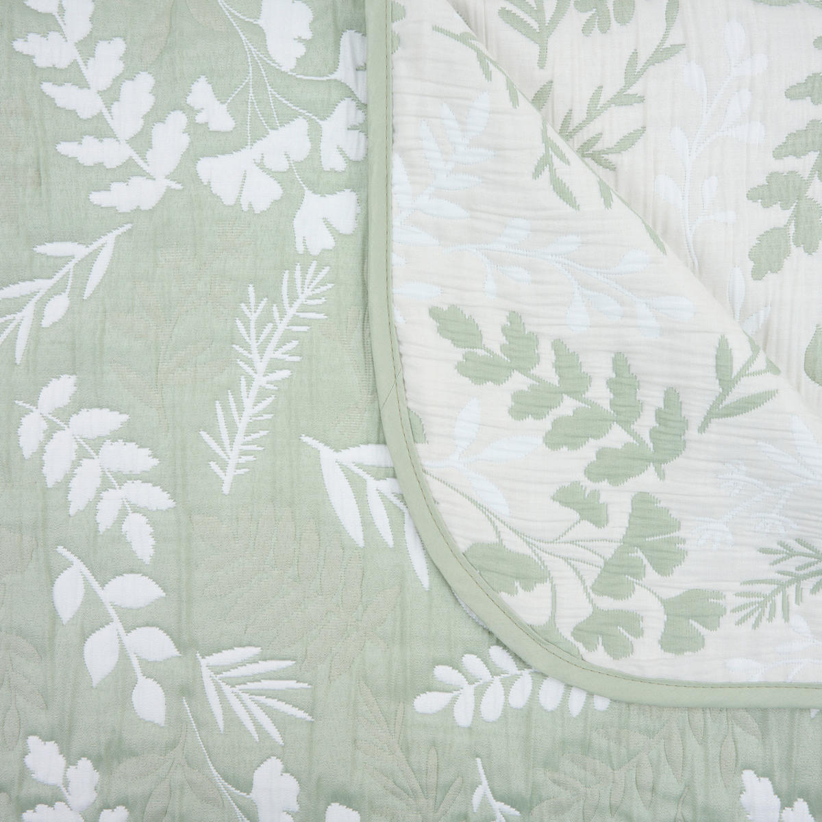 DENNÁ PRIKRÝVKA, polyester, 220/240 cm - šalviovozelená, Konventionell, textil (220/240cm) - Esposa