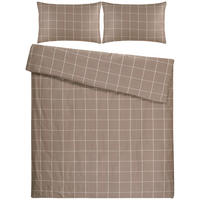 BETTWÄSCHESET Satin 200/210 cm  65 cm/100 cm  - Cappuccino, Basics, Textil (200/210cm) - Ambiente