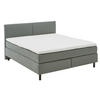 BOXSPRINGBETT 180/200 cm  in Salbeigrün  - Salbeigrün/Schwarz, MODERN, Kunststoff/Textil (180/200cm) - Beldomo - Sleep
