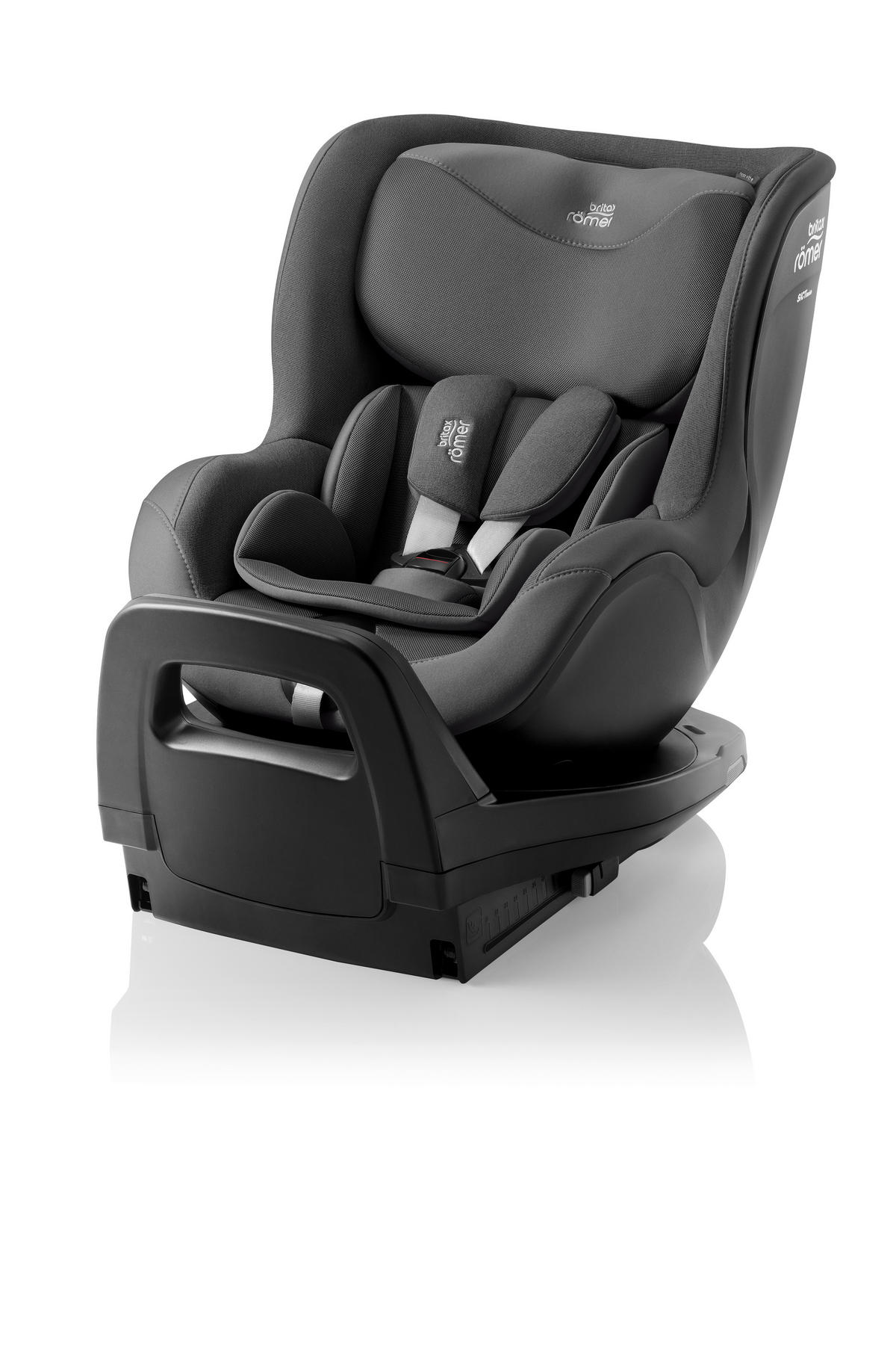 REBOARDER-KINDERSITZ Dualfix Pro M  - Dunkelgrau/Grau, Basics, Kunststoff/Textil (44/48/74cm) - Britax Römer