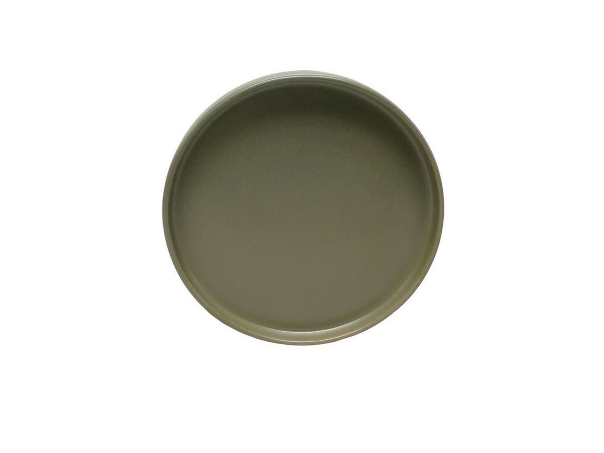 APERITIFTELLER Grün 15 cm Kyoto  - Grün, Trend, Keramik (15cm) - Novel