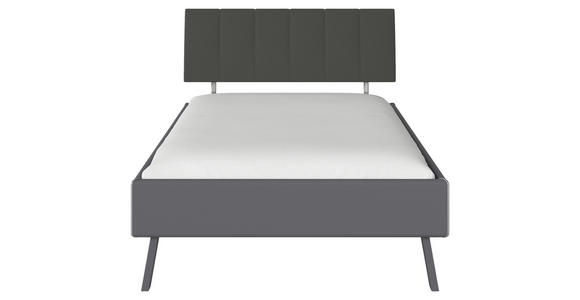 BETT 120/200 cm  in Grau  - Grau, Design, Holzwerkstoff/Textil (120/200cm) - Carryhome
