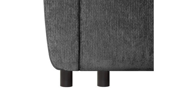 SCHLAFSOFA  in Chenille Schwarz  - Schwarz, KONVENTIONELL, Kunststoff/Textil (161/90/108cm) - Carryhome