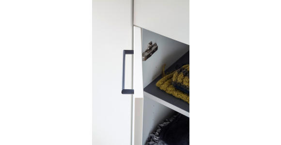 GARDEROBE 4-teilig in 160/200/38 cm - Weiß, KONVENTIONELL, Holzwerkstoff (160/200/38cm) - Moderano