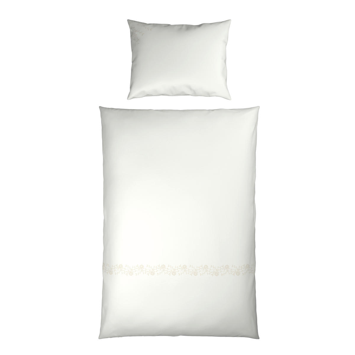 OBOUSTRANNÉ POVLEČENÍ, satén, bílá, 140/200 cm - bílá, textil (140/200cm) - Esposa