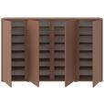 SCHUHSCHRANK 192,7/120/33,8 cm  - Terracotta, Design, Holzwerkstoff/Kunststoff (192,7/120/33,8cm) - Xora
