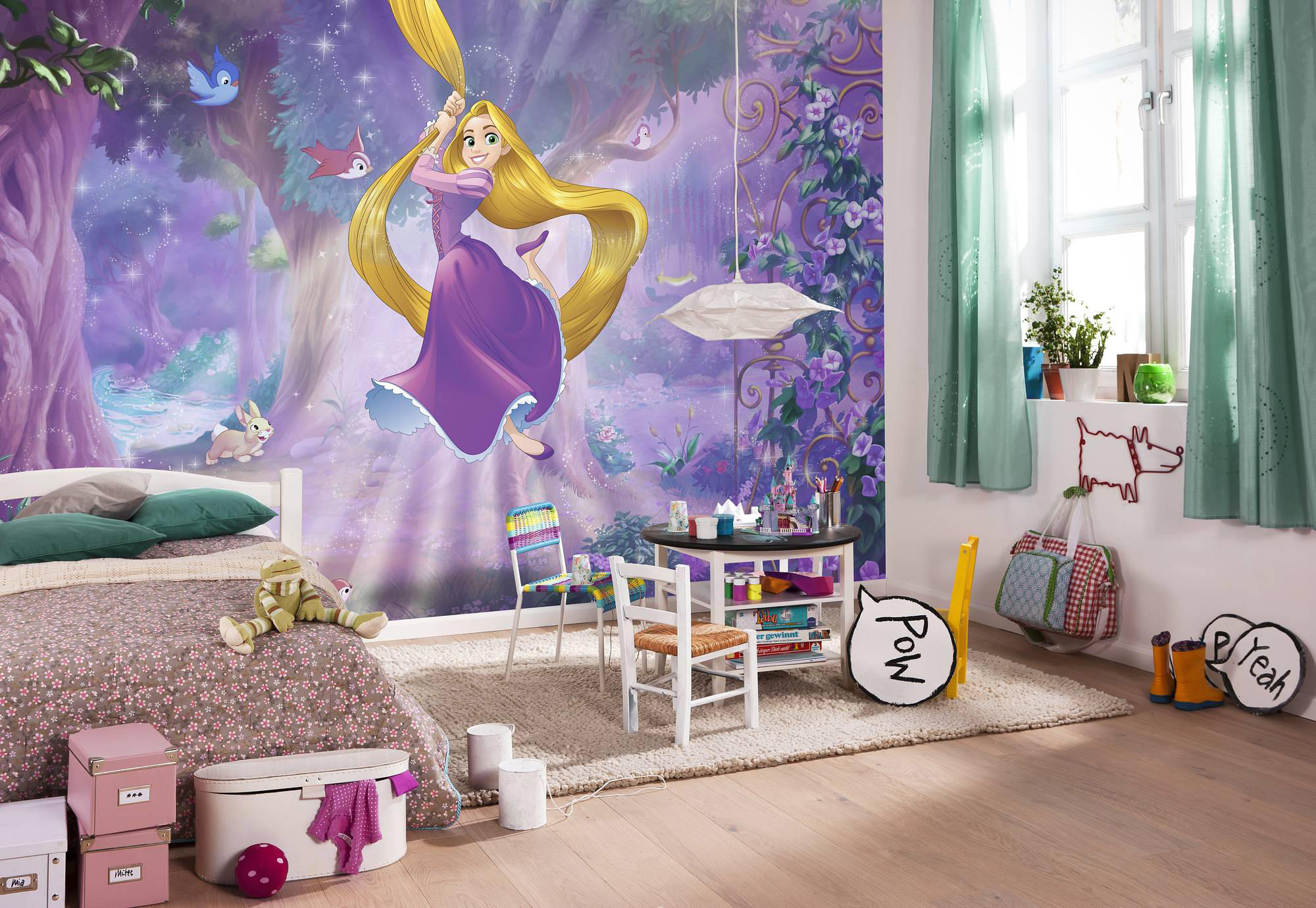 FOTOTAPETE Prinzessin Rapunzel  - Design, Papier (368/254cm) - Komar