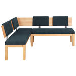 ECKBANK 160/200 cm  in Anthrazit, Buchefarben  - Anthrazit/Buchefarben, Natur, Holz/Textil (160/200cm) - Cantus