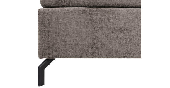 BOXSPRINGBETT 140/200 cm  in Hellbraun  - Hellbraun/Schwarz, Design, Textil/Metall (140/200cm) - Esposa