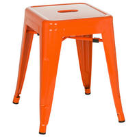 HOCKER in Metall Orange  - Orange, Basics, Metall (39/46/39cm) - MID.YOU