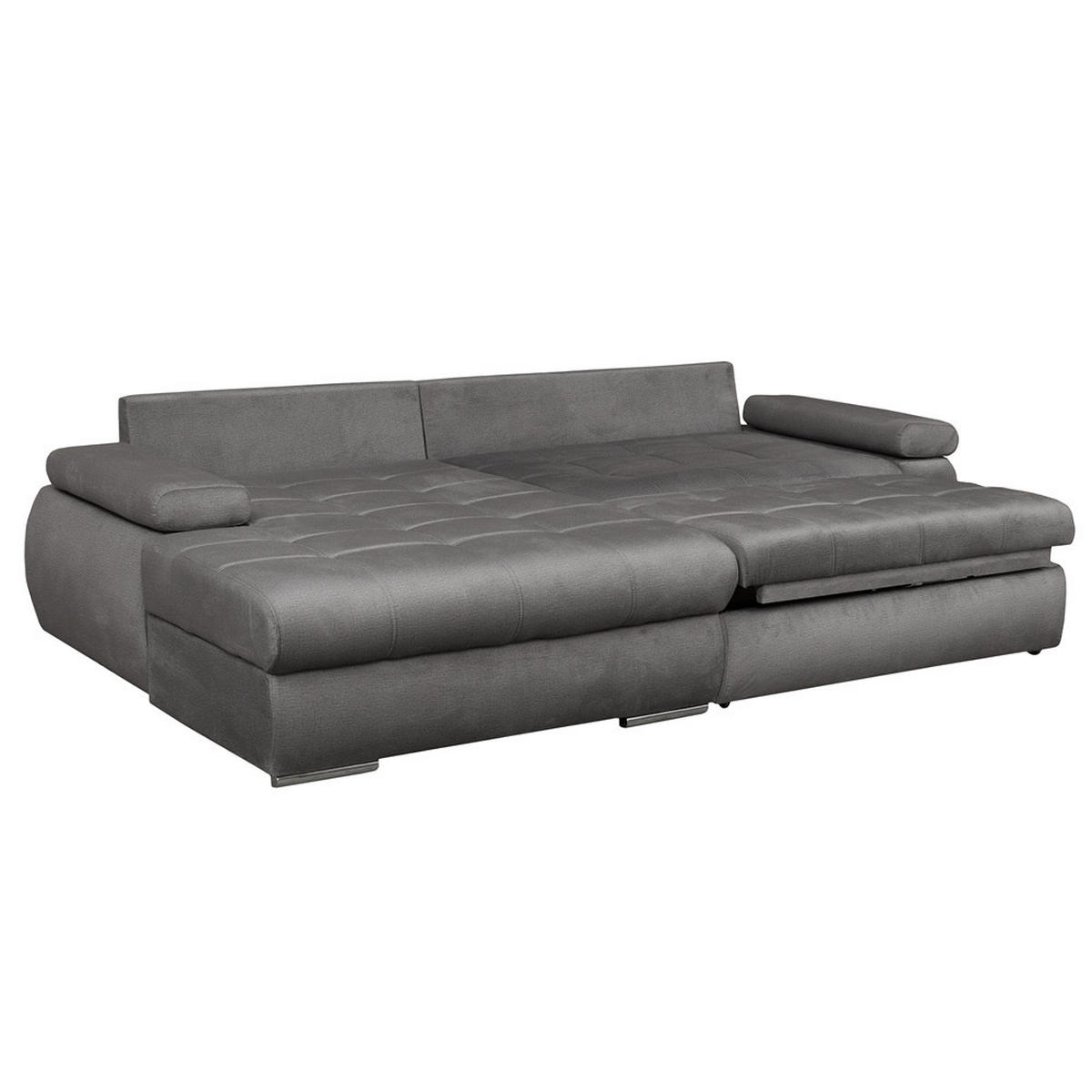 Colțar, gri - gri, Design (177/90/295cm) - Carryhome