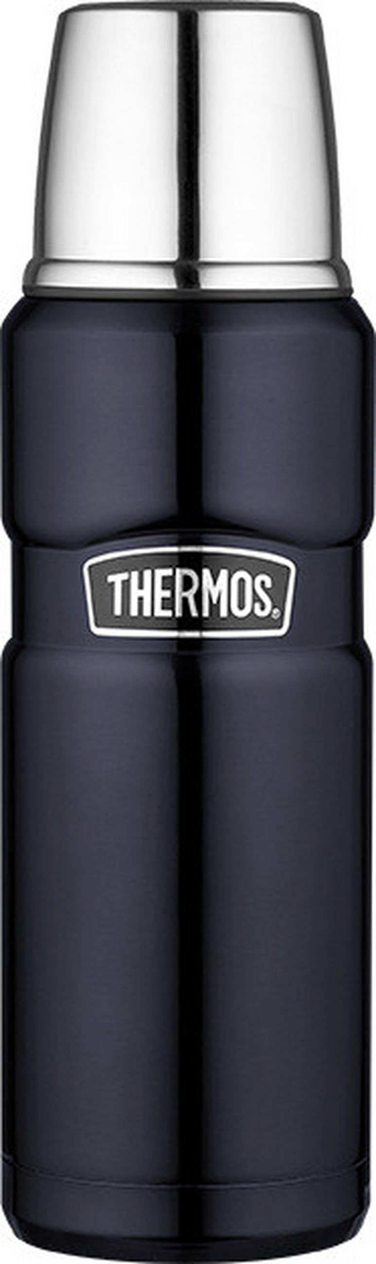 ISOLIERFLASCHE 0,47 L  - Dunkelblau, Basics, Metall (0,47l) - Thermos