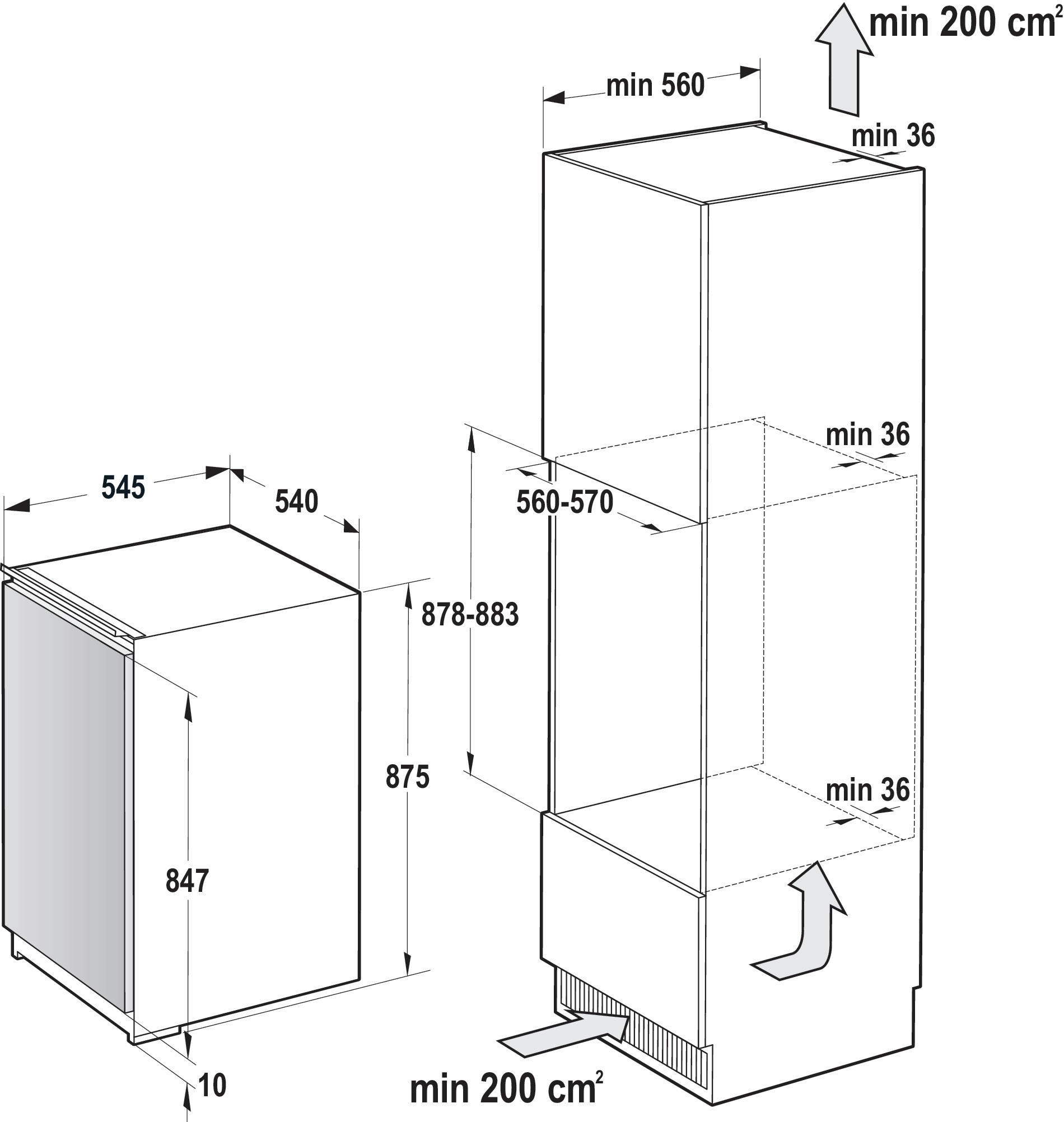 GEFRIERSCHRANK FI 2092 E1  - Weiß, Basics, Kunststoff/Metall (54/87,5/54,5cm) - Gorenje