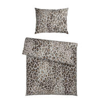 BETTWÄSCHE 2-teilig Flanell 140/200 cm  - Braun, Textil (140/200cm) - Dieter Knoll