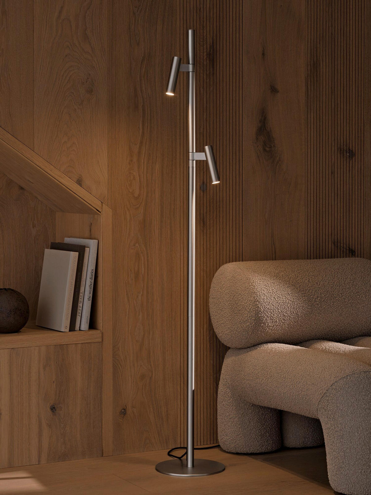 STEHLEUCHTE 24/150 cm  - Chromfarben, Design, Metall (24/150cm) - Nordlux