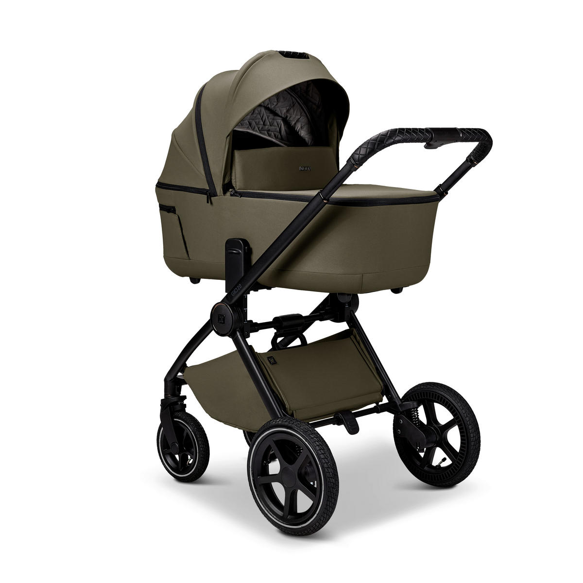 KOMBIKINDERWAGEN  Gio 2.0  Moss  - Olivgrün, Basics (84/61/114cm) - Moon