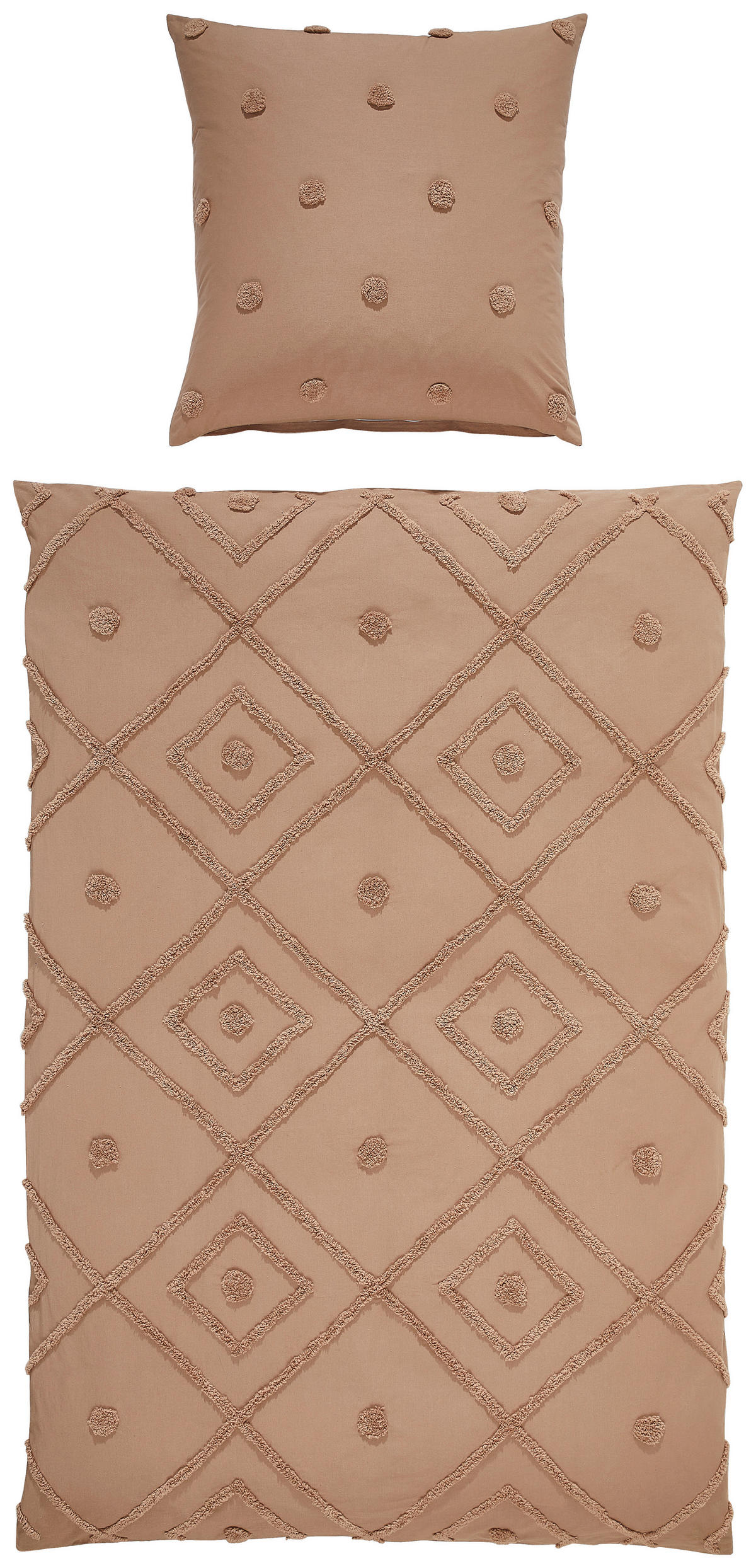 BETTWÄSCHE Renforcé 135/200 cm  - Braun, Trend, Textil (135/200cm) - Ambiente