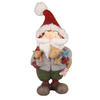 WEIHNACHTSMANN - Rot/Creme, LIFESTYLE, Kunststoff/Textil (10/22/10cm) - X-Mas