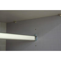 OMARA S KLASIČNIMI VRATI, barve grafita, barve hrasta  - črna/barve hrasta, Moderno, kovina/leseni material (300/216/58cm) - Modern Living
