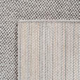 FLACHWEBETEPPICH 60/110 cm HELIX Silberfarben  - Silberfarben, Basics, Kunststoff/Textil (60/110cm) - Novel