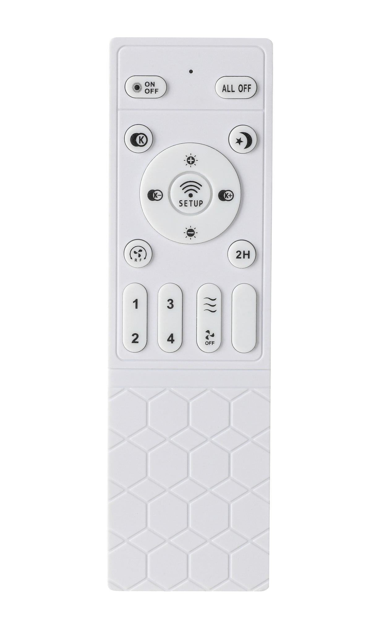 DECKENVENTILATOR - Chromfarben/Weiß, Trend, Kunststoff/Metall (58/14,5cm) - Mican