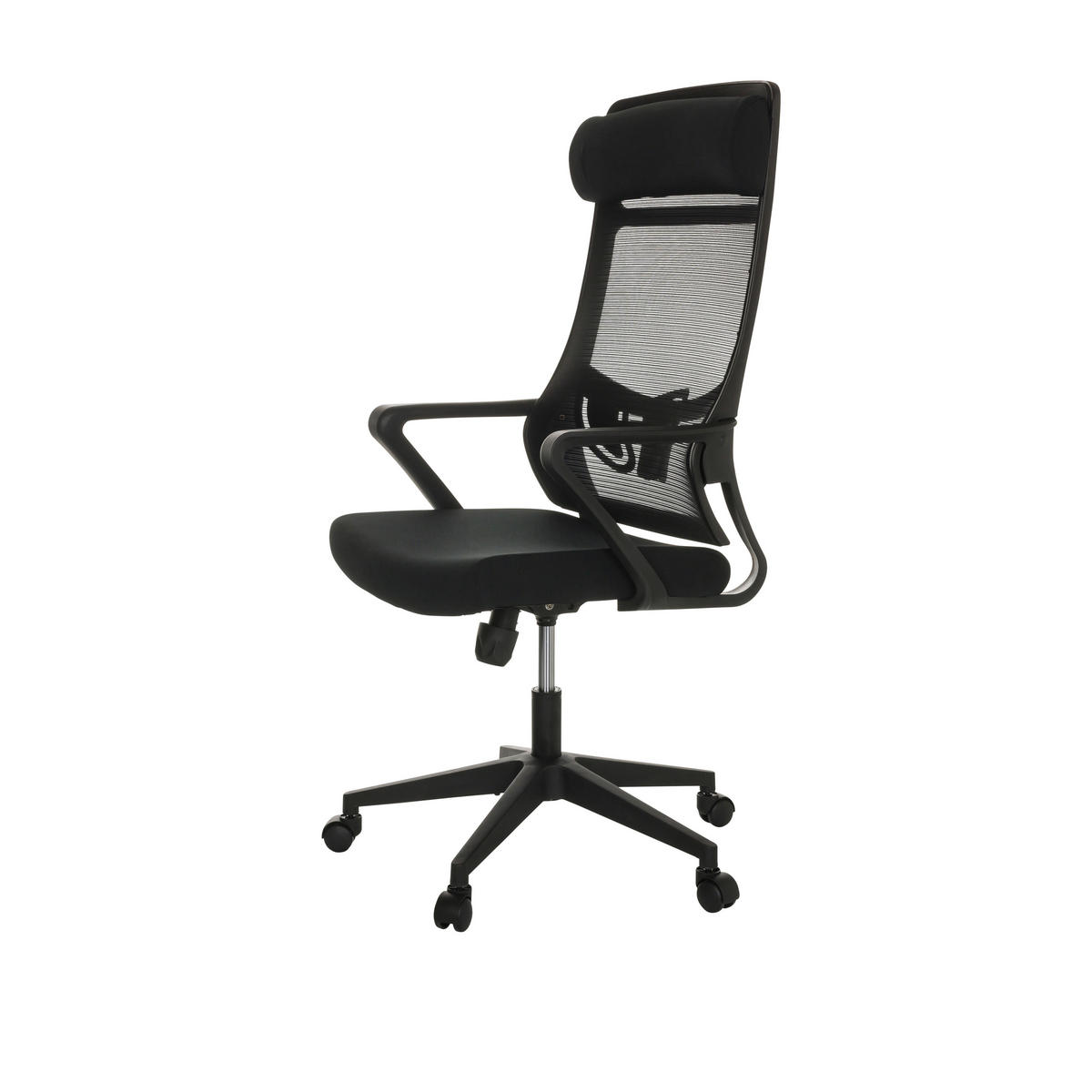 SNURRSTOL  i svart  - svart, Basics, textil/plast (69/122-132/69cm) - MID.YOU