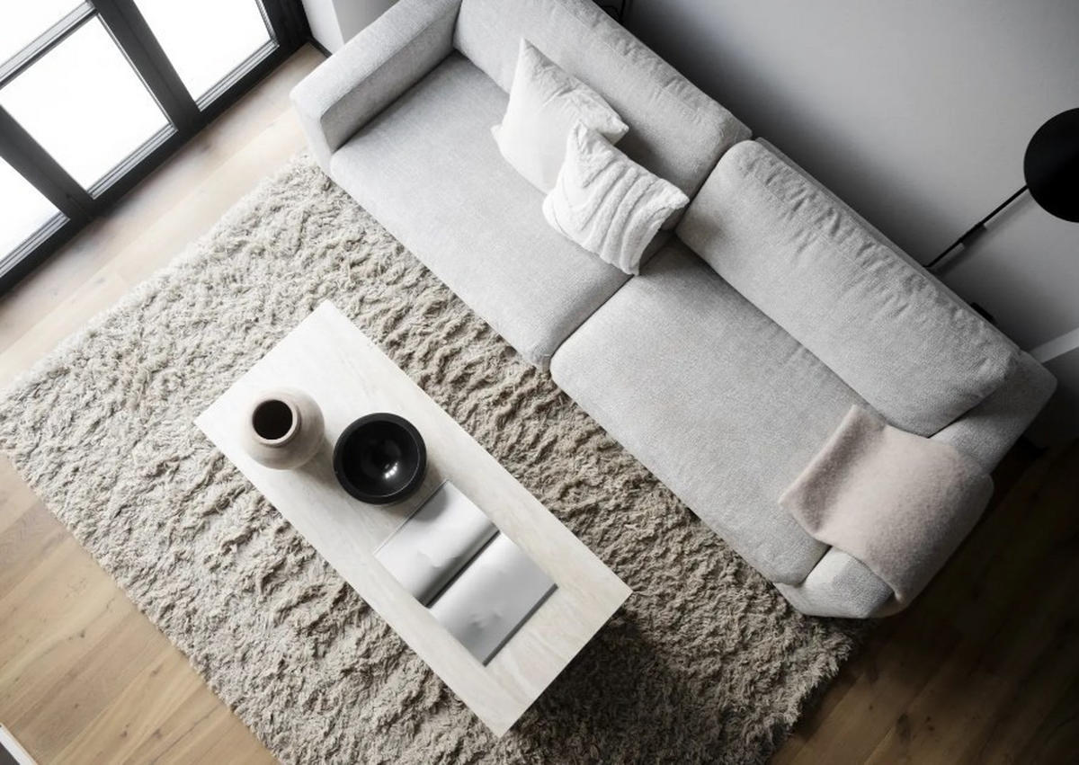 SOFFMODUL i ljusgrå  - ljusgrå/svart, Klassisk, metall/trä (129/78/103cm) - Rowico