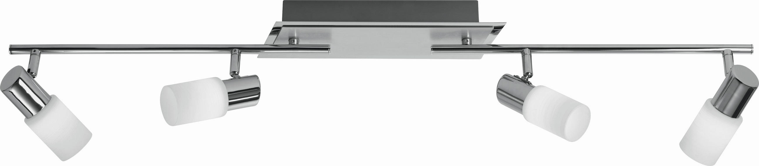 STRAHLER 93/8/5 cm   - Chromfarben/Alufarben, KONVENTIONELL, Glas/Metall (93/8/5cm) - Novel