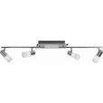 STRAHLER 93/8/5 cm - Chromfarben/Alufarben, KONVENTIONELL, Glas/Metall (93/8/5cm) - Novel