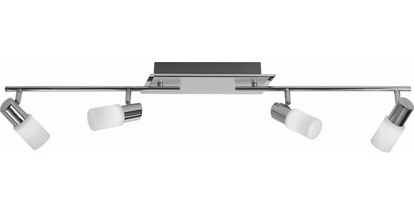 STRAHLER 93/8/5 cm - Chromfarben/Alufarben, KONVENTIONELL, Glas/Metall (93/8/5cm) - Novel