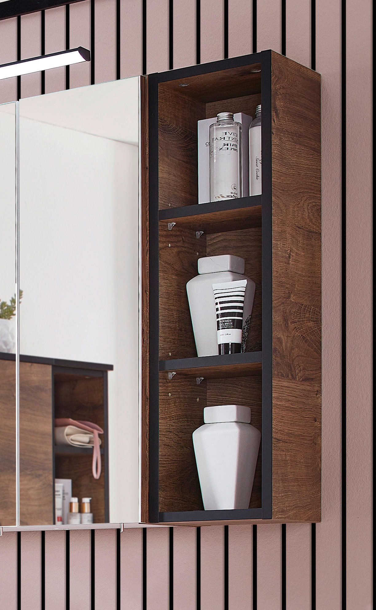 BADEZIMMERREGAL 20/70/18,2 cm  - Eichefarben, Design, Holzwerkstoff (20/70/18,2cm) - Xora