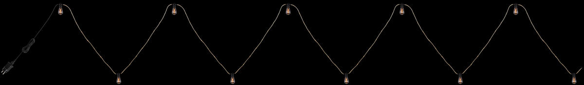 LICHTERKETTE  - Klar/Transparent, Basics, Kunststoff (1050/4,5/10,5cm) - Globo
