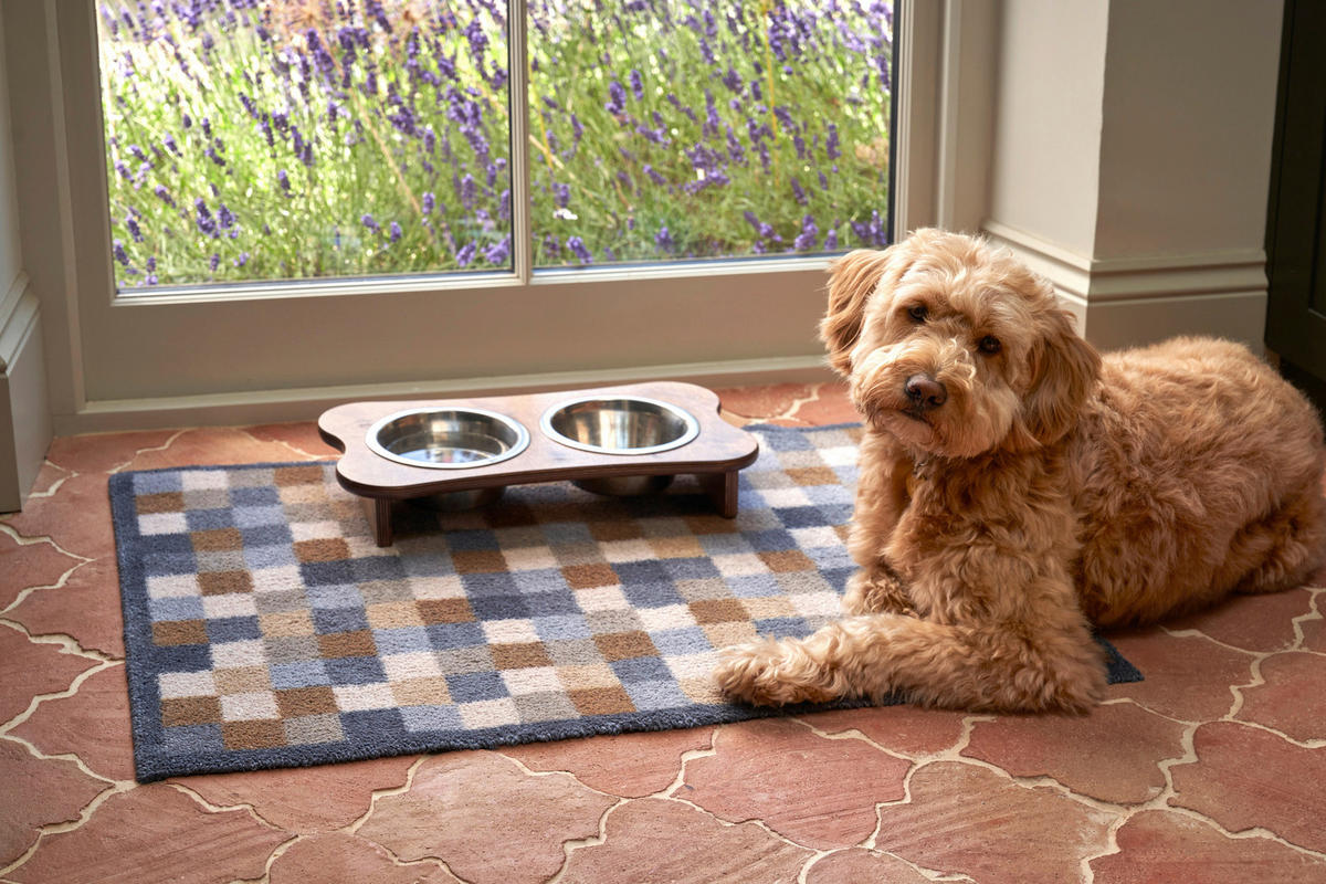 LÄUFER 60/85 cm Neutral Squares Beige  - Beige, Design, Kunststoff/Textil (60/85cm) - wash+dry