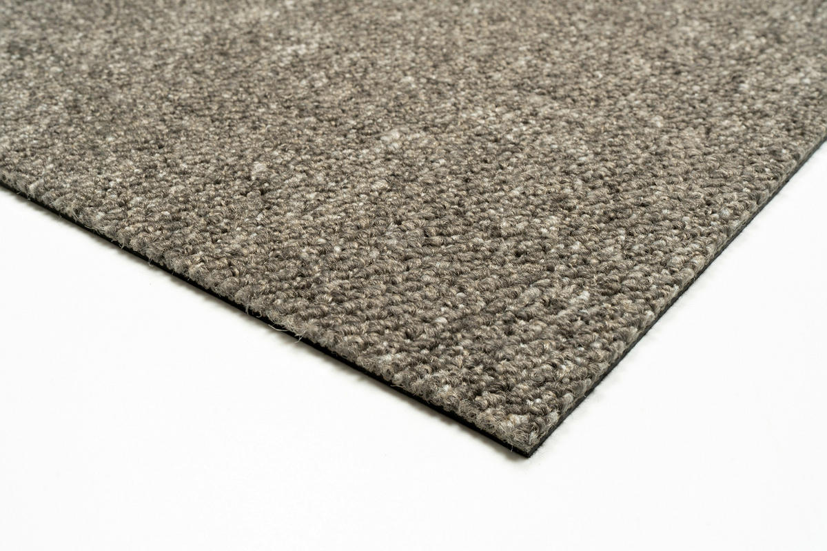 TEPPICHFLIESE 50/50 cm  in Braun, Hellgelb  - Hellgelb/Braun, Basics, Textil (50/50cm)