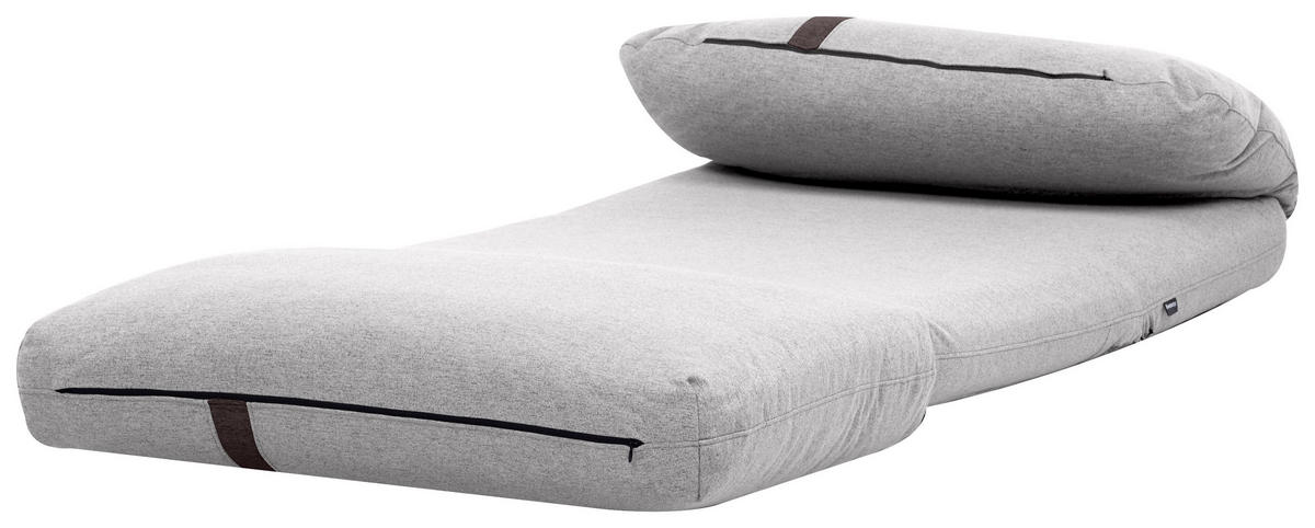 SCHLAFSESSEL  in Webstoff Hellgrau  - Dunkelgrau/Hellgrau, Design, Textil (78/58/82cm) - Livetastic