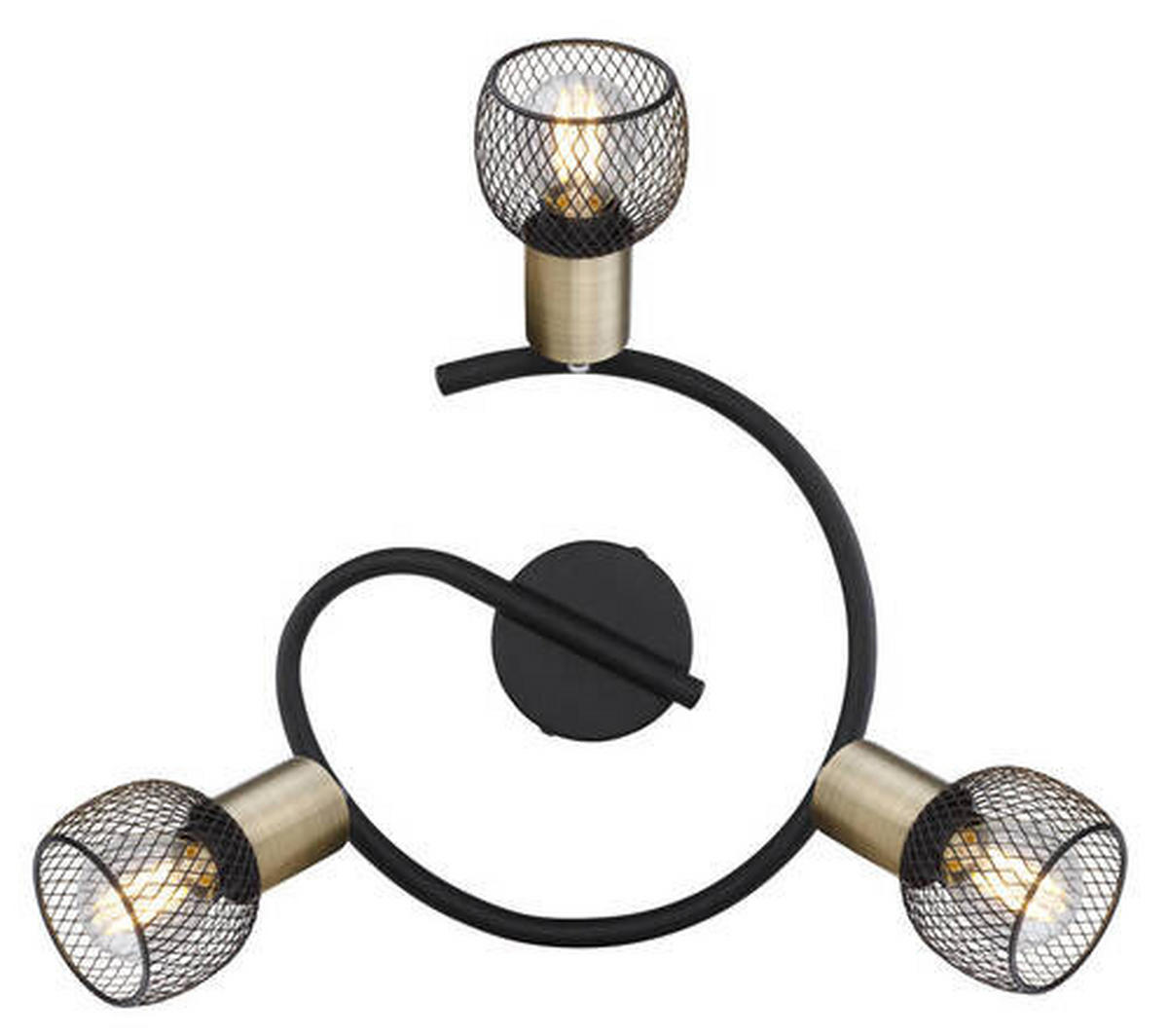 REFLEKTOR        23/14 cm       - črna, Basics, kovina (23/14cm) - Globo