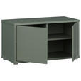GARDEROBENBANK - Salbeigrün/Grau, MODERN, Kunststoff (74,5/41,5/34,9cm) - Carryhome