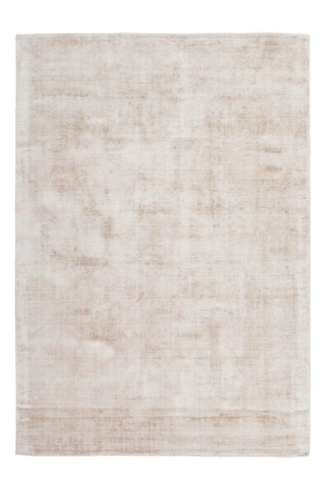 TEPPICH 80/150 cm Luxury 110 Elfenbein / Taupe Creme, Taupe  - Taupe/Creme, Basics, Textil (80/150cm) - Novel