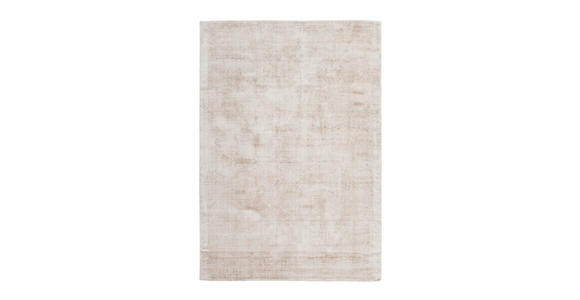 TEPPICH 80/150 cm Luxury 110 Elfenbein / Taupe Creme, Taupe  - Taupe/Creme, Basics, Textil (80/150cm) - Novel