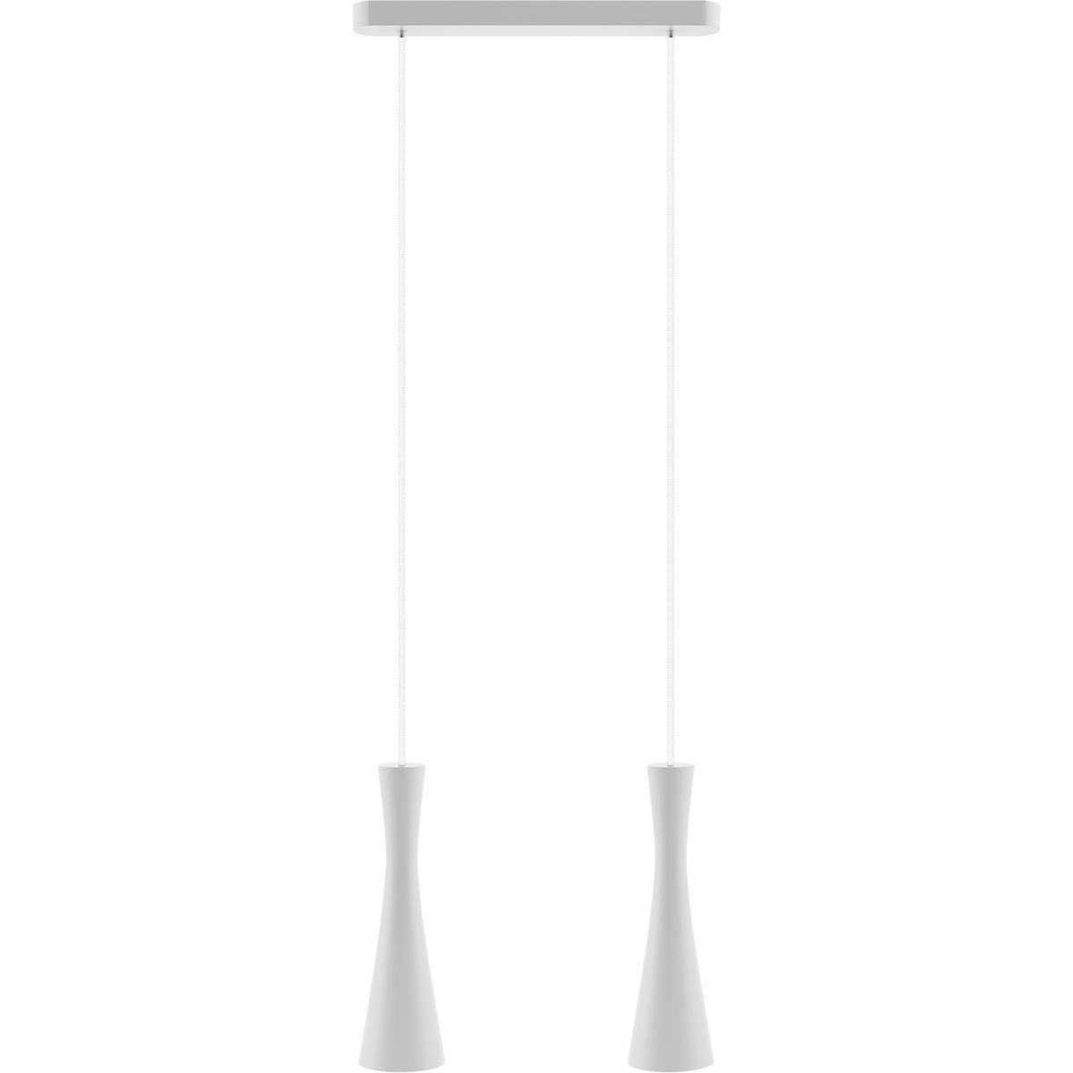 HÄNGELEUCHTE 37/150 cm  - Weiß, Design, Holz (37/150cm)