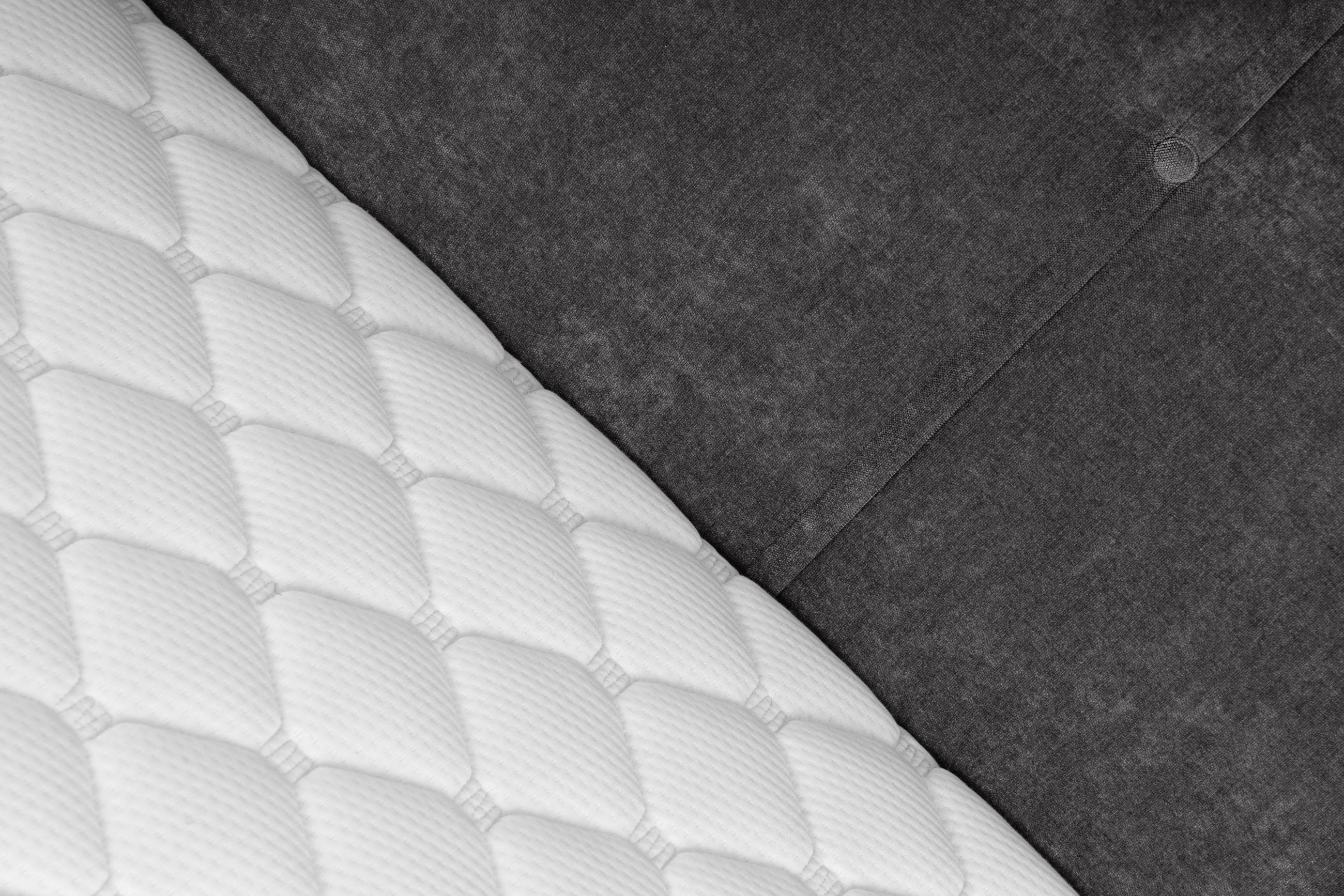 BOXBETT 180/200 cm  in Anthrazit  - Anthrazit/Schwarz, KONVENTIONELL, Holz/Textil (180/200cm) - Welnova