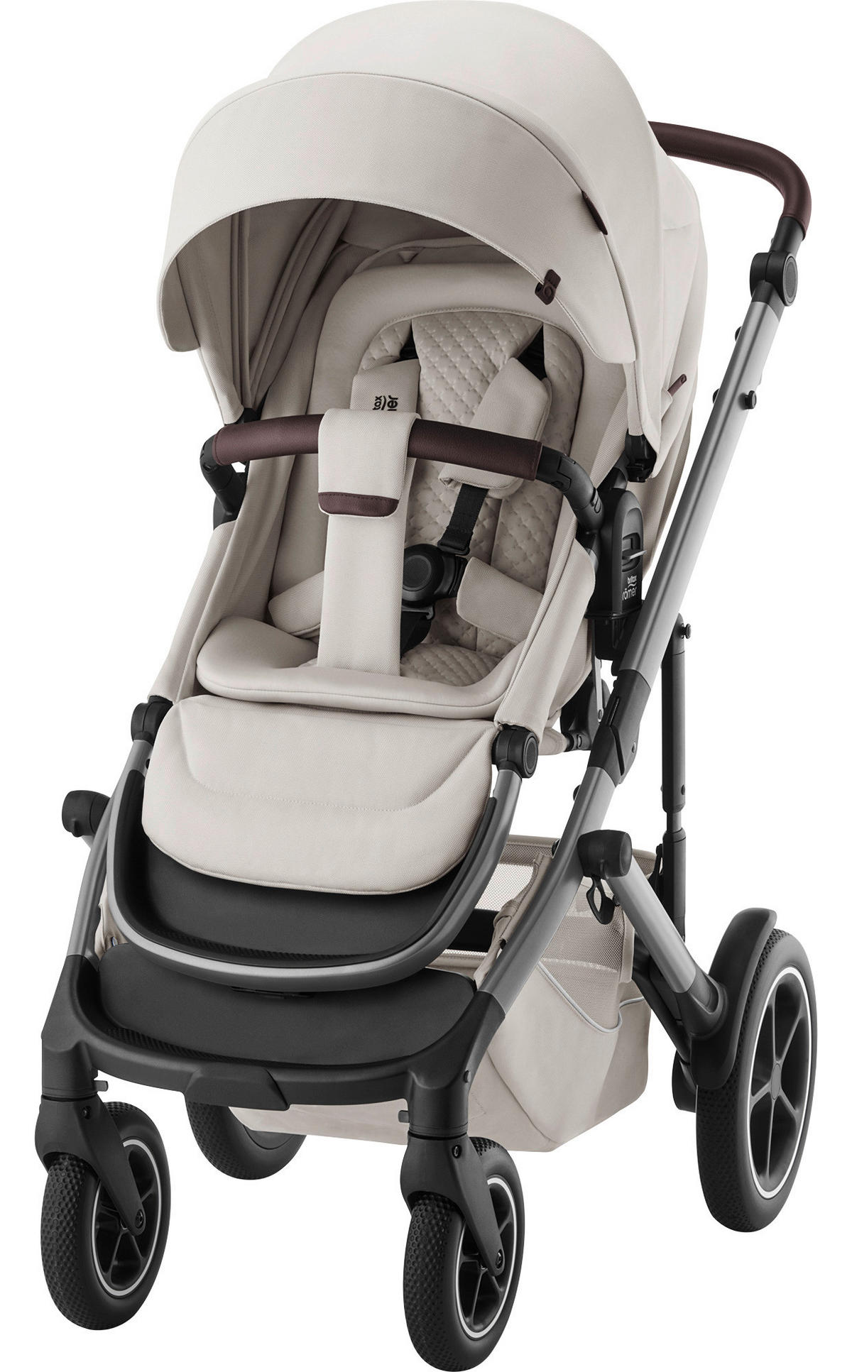 KINDERWAGEN Smile 5Z  - Creme/Grau, Basics, Textil/Metall (57/112/97,7cm) - Britax Römer