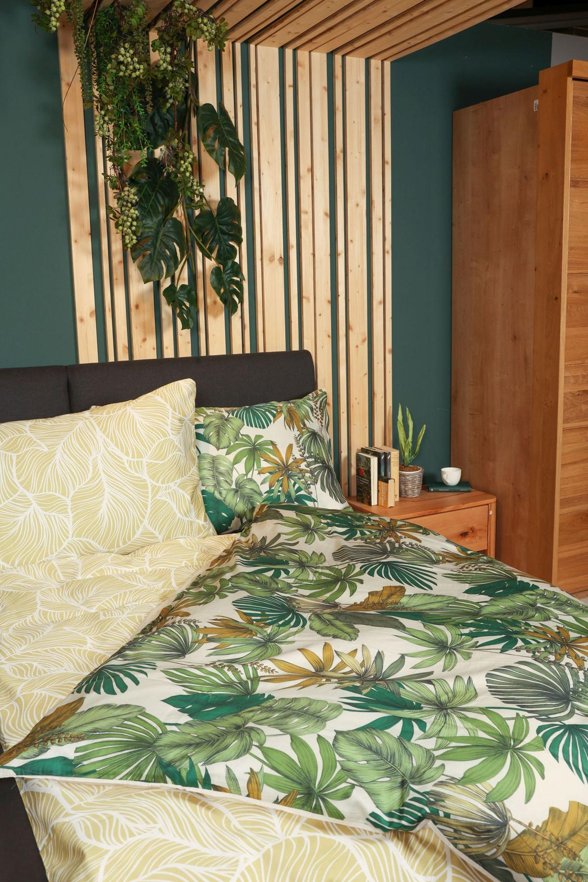 BETTWÄSCHESET Satin 200/210 cm  100 cm/65 cm  - Gelb, Basics, Textil (200/210cm) - Ambiente