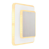 LED-WANDLEUCHTE - Opal/Nickelfarben, Basics, Kunststoff/Metall (20/5,5/17cm) - Globo