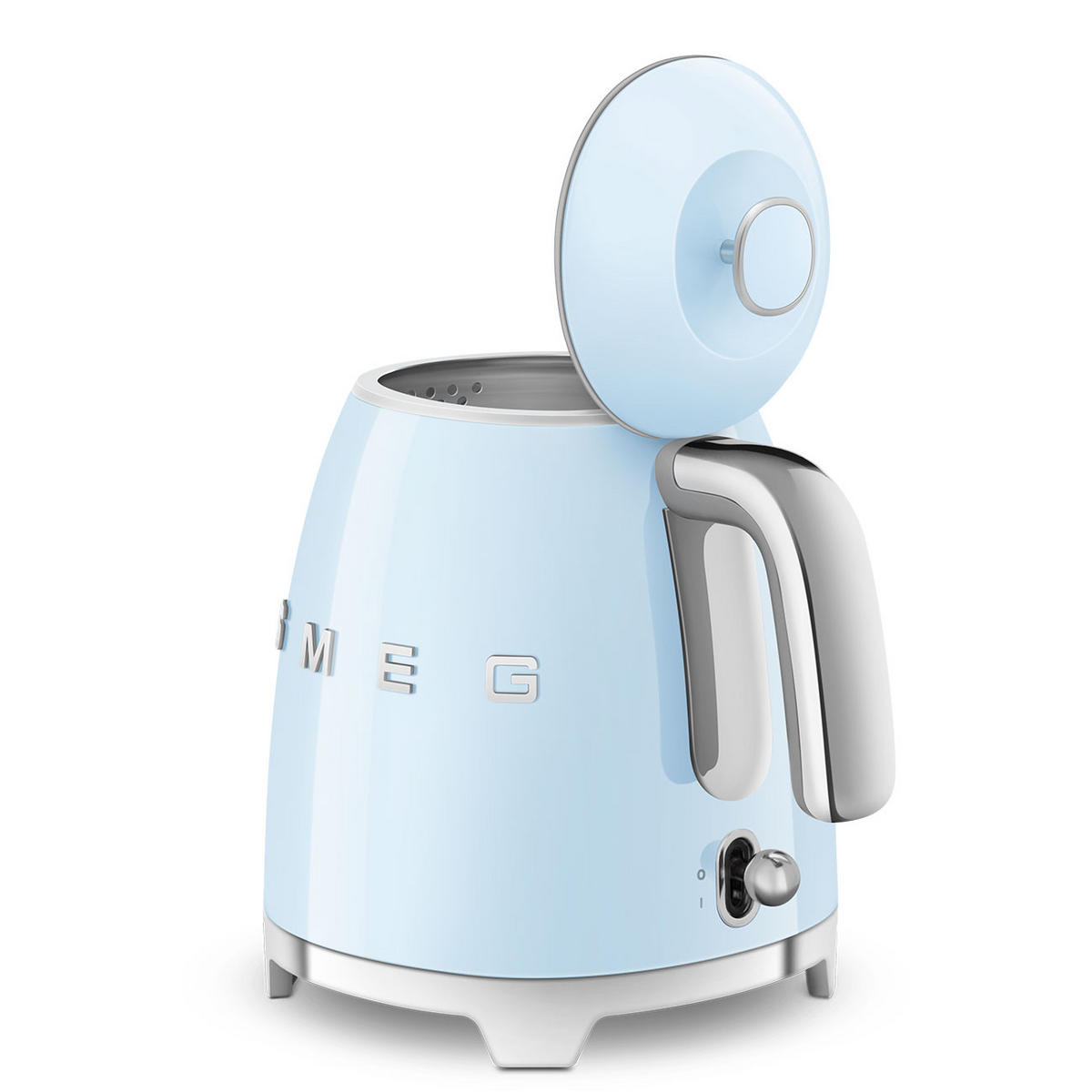 WASSERKOCHER 0,8 l  - Pastellblau, Design, Metall (22,3/24,8/17,1cm) - SMEG