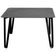 COUCHTISCH quadratisch Schwarz 75/75/45 cm  - Schwarz, Design, Metall (75/75/45cm) - Xora